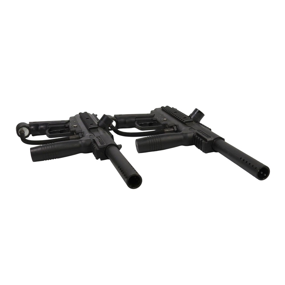 JT Outkast Paintball Marker Lot of 2 Semi-Auto Markers with Hoppers - Untested - Picture 3 of 7